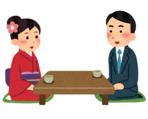 お見合い男女