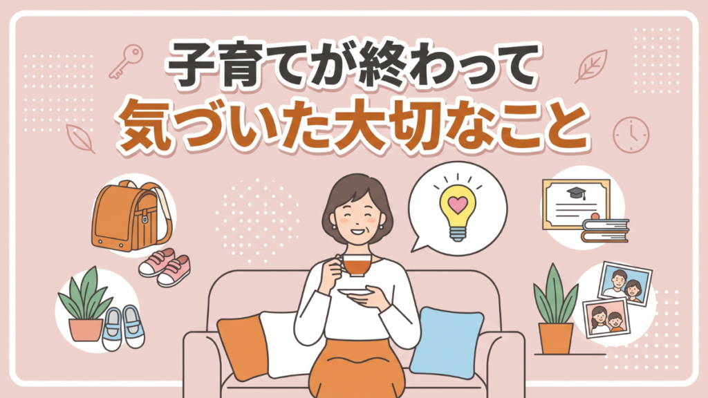 子育てが終わって気づいた大切なこと