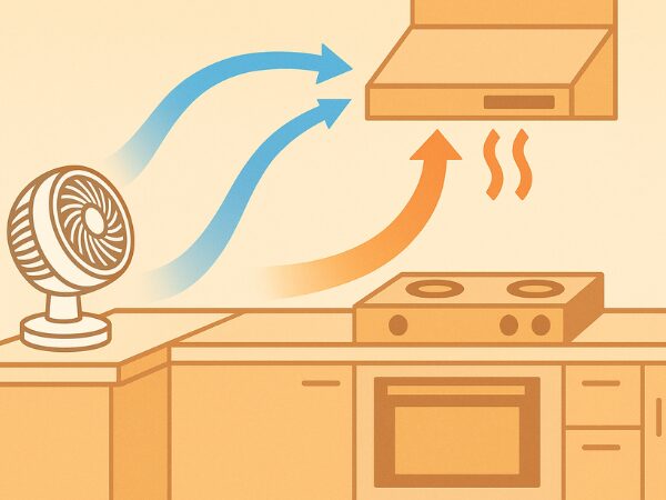 換気扇と一緒に使う方法