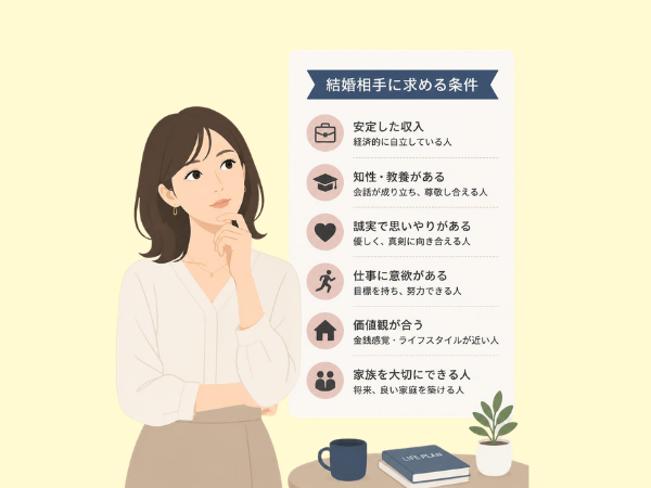 理想の人を考えている女性